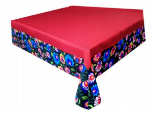 CZERWONY OBRUS  130x180  folk