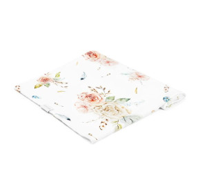 Otulacz bambusowy VINTAGE Flowers 110x110