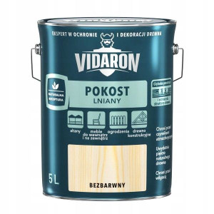 Vidaron Pokost Lniany Do Drewna 5l - Bezbarwny