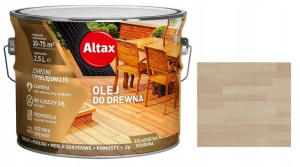 Altax Olej Do Drewna - Tarasów - 2,5l - Szary