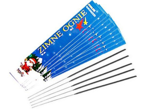 100 Sztuk Zimne Ognie 24cm 45 Sek - Stuczne Ognie
