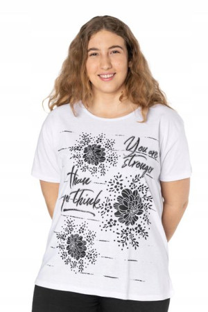 Duża Koszulka Bluzka Damska Podkoszulek KD06-1 7XL