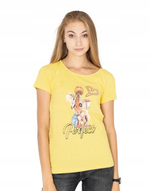 Koszulka Damska Podkoszulek T-shirt Top KD02-12 L