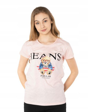Koszulka Damska Podkoszulek T-shirt Top 382-09 XL