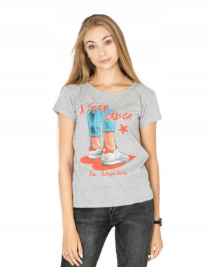 Koszulka Damska Podkoszulek T-shirt Top KD04-2 XL