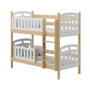 Łóżko Piętrowe Rozkładane Drewniane Producent Kolory ZUZIA PIĘTROWA 160x80