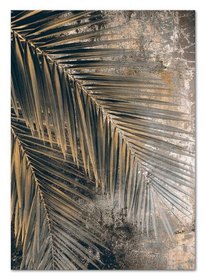 Obraz na płótnie 50x70cm złote liście
