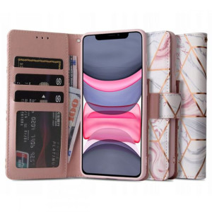 Tech-Protect Etui Wallet iPhone 11 MARBLE