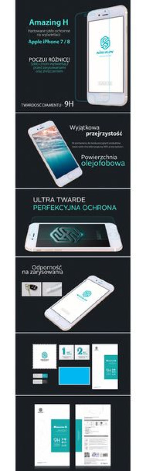 Szkło Nillkin Amazing H Apple iPhone 7/8