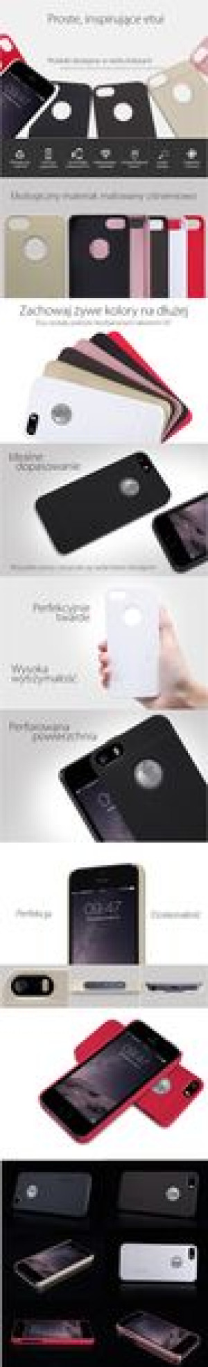 Etui Nillkin Frosted Shield Apple iPhone 5/5s - Black