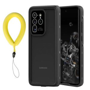 Etui Wodoodporne + pasek do Samsung Galaxy S20 Ultra (Czarne)