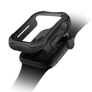UNIQ etui Torres Apple Watch Series 4/5/6/SE 44mm. czarny/midnight black