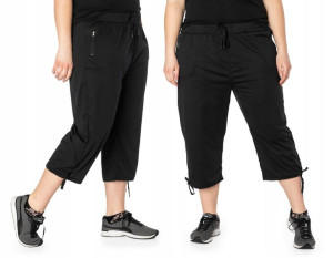 Duże Krótkie Spodenki Damskie Rybaczki 86022-2 5XL