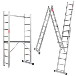 Rusztowanie podest roboczy aluminiowy 2x8 + GRATIS