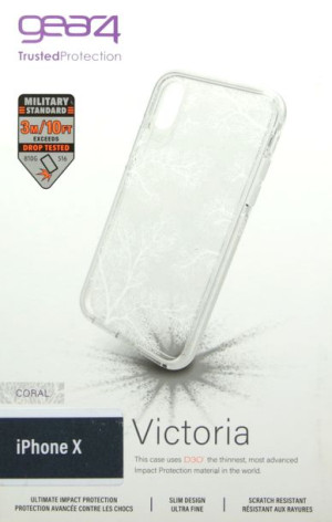Nowe Etui Futerał Iphone X Gear4 Transparentny