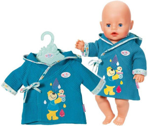 Baby Born Szlafroczek Ubranko Dla Lalki 827505 Niebieski