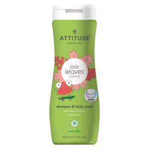 ATTITUDE Płyn do Ciała i szampon 2w1 dla dzieci, Arbuz i Kokos, 473 ml