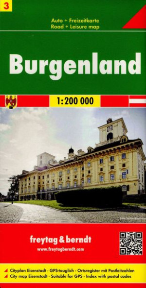 BURGENLAND Austria mapa drogowa 1:200 000 FB