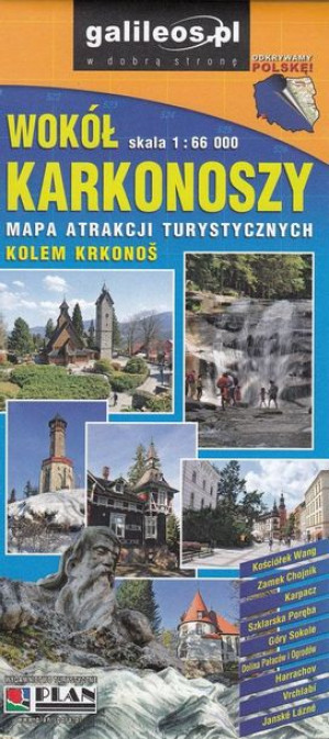 Karkonosze - Wokół Karkonoszy mapa wydanie