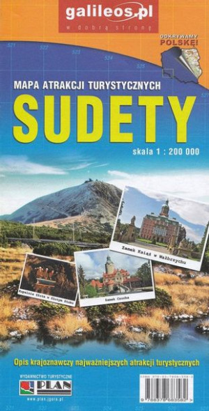 SUDETY mapa turystyczna 1:200 000 PLAN