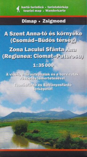 LACULI SFANTA ANA Rumunia mapa turys.1:35T Szarvas