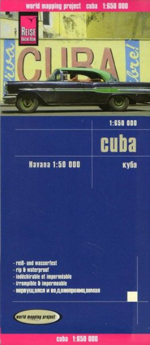 KUBA CUBA WODOODPORNA mapa drogowa Reise