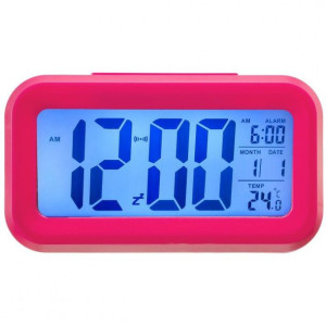Budzik Xonix - Lcd - Termometr, Sensor Zmierzchu (do046d)
