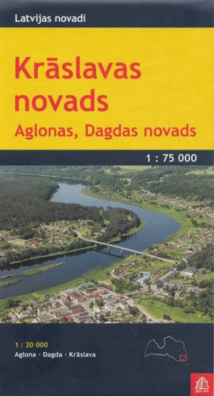 GMINA KRASŁAW AGŁONA Łotwa mapa drogowa Jana Seta