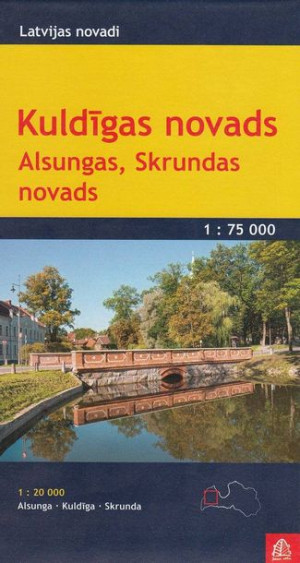GMINA KULDIGA ALSUNGA Łotwa mapa drogowa Jana Seta