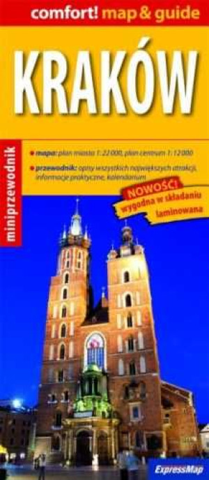 KRAKÓW mapa + miniprzewodnik 1:22 000 EXP