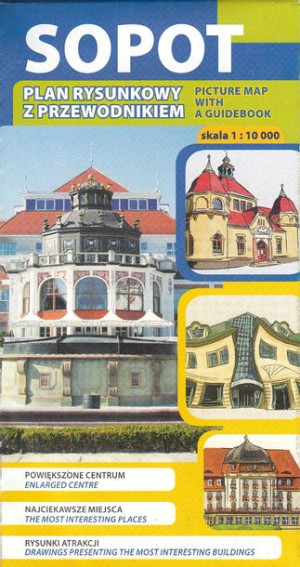 SOPOT mapa z przewodnikiem 1:10 000 PLAN NOWA