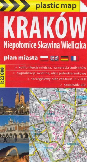 Kraków Mapa Laminowana 1:22 000 Exp