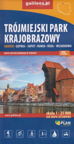 Trójmiejski Park Krajobrazowy Mapa Plan 2021