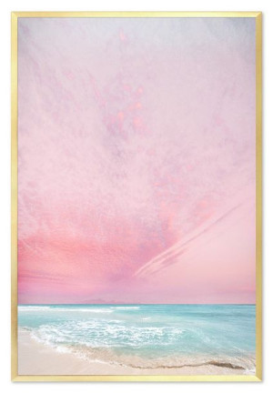 Obraz na płótnie różowo-złoty glamour 63x93cm