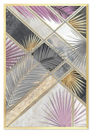 Obraz na płótnie abstrakcja glamour 63x93cm