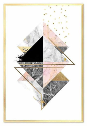 Obraz na płótnie abstrakcja glamour 63x93cm