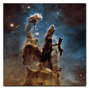 Obraz na płótnie 100x100 cm plakat kosmos