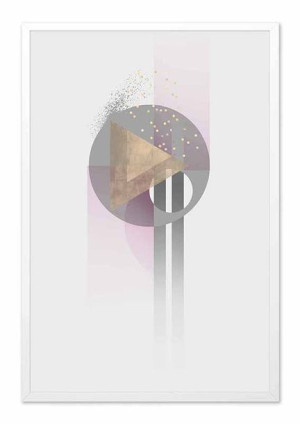Obraz na płótnie abstrakcja glamour 63x93cm