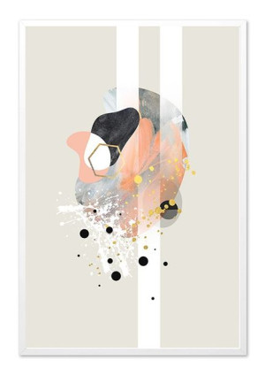 Obraz na płótnie abstrakcja glamour 63x93cm