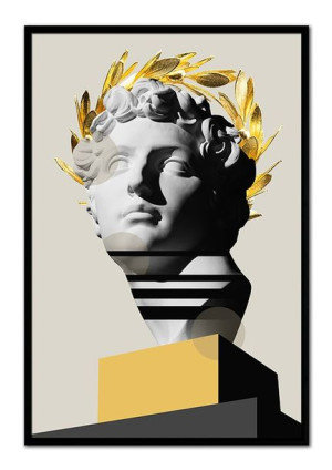 Obraz na płótnie posąg grecki Juliusz Cezar 63x93cm