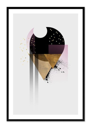 Obraz na płótnie abstrakcja koło 63x93cm