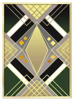Obraz na płótnie Art Deco