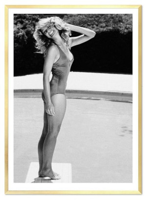 Obraz na płótnie Farrah Fawcett 53x73cm