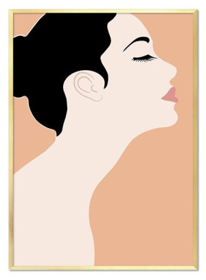 Obraz na płótnie kobieta glamour 53x73cm