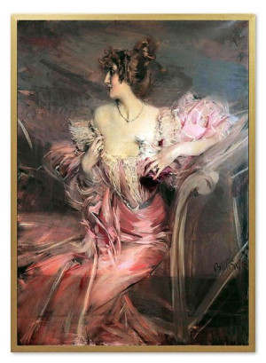 Obraz na płótnie kobieta renesansu 53x73cm
