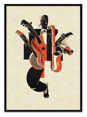 Obraz na płótnie Art Deco 53x73cm