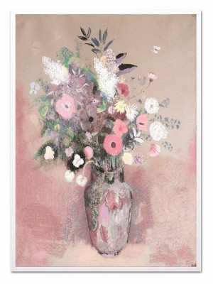 Obraz na płótnie kwiaty 53x73cm