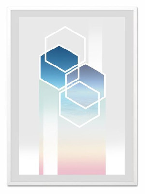 Obraz na płótnie abstrakcja glamour 53x73cm