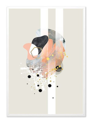 Obraz na płótnie abstrakcja glamour 53x73cm