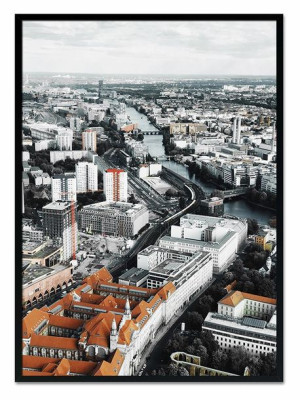 Obraz na płótnie miasto 53x73cm